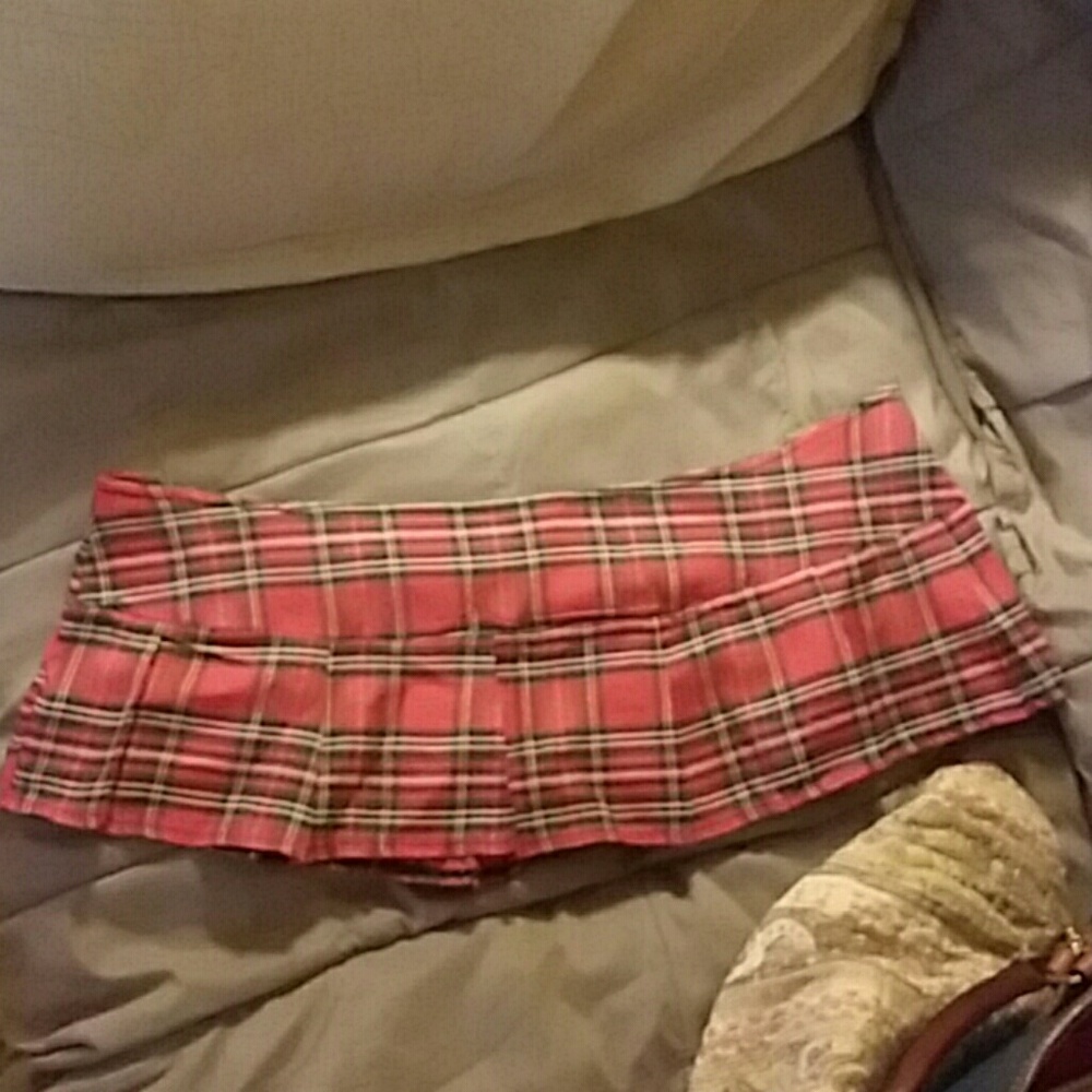 Sexy short school girl skirt